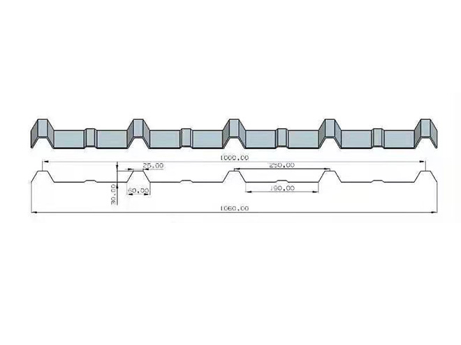 PC波浪板版型图